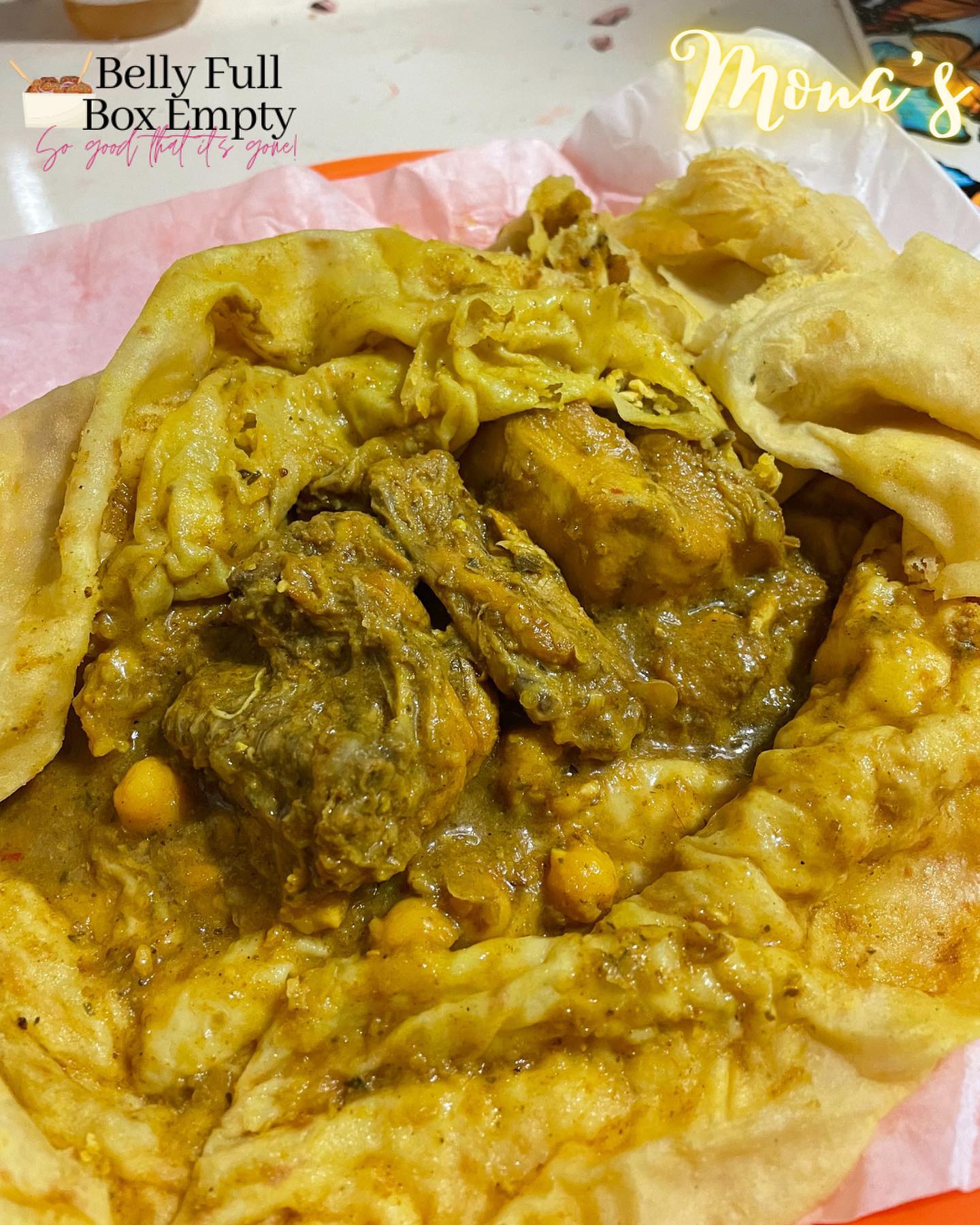 🥤 |MONA’S ROTI SHOP 🍬Price: Can’t... - bellyfullboxempty | Facebook
