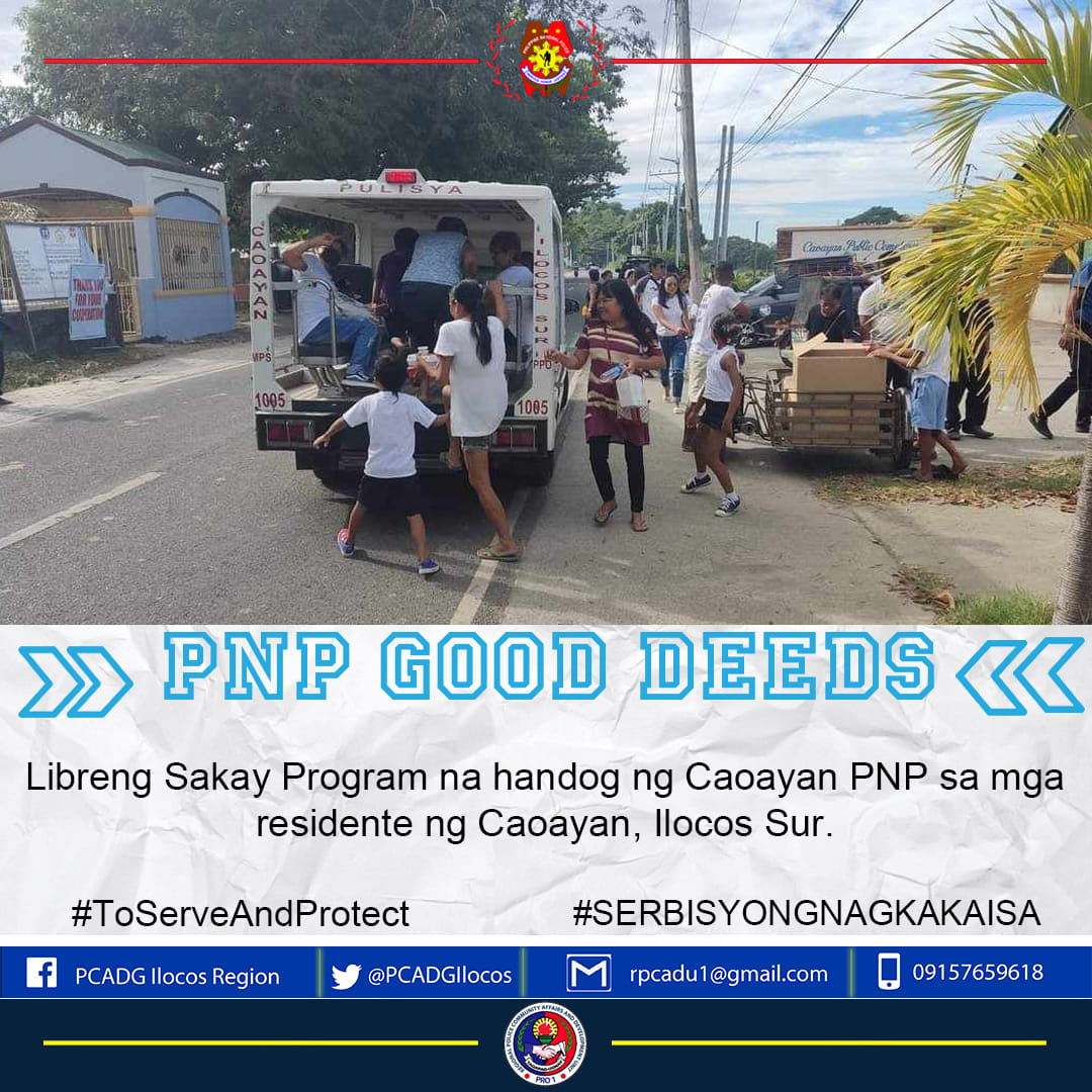 PCADG - Labis ang pasasalamat ng mga residente ng Caoayan, Ilocos Sur ...