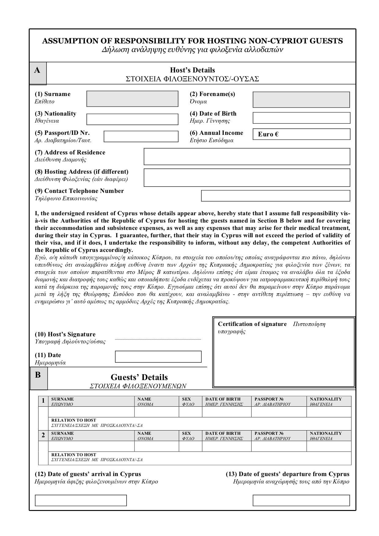 Lãnh Sự Cộng Hòa Síp - Consulate of Cyprus Republic - Assumption of ...
