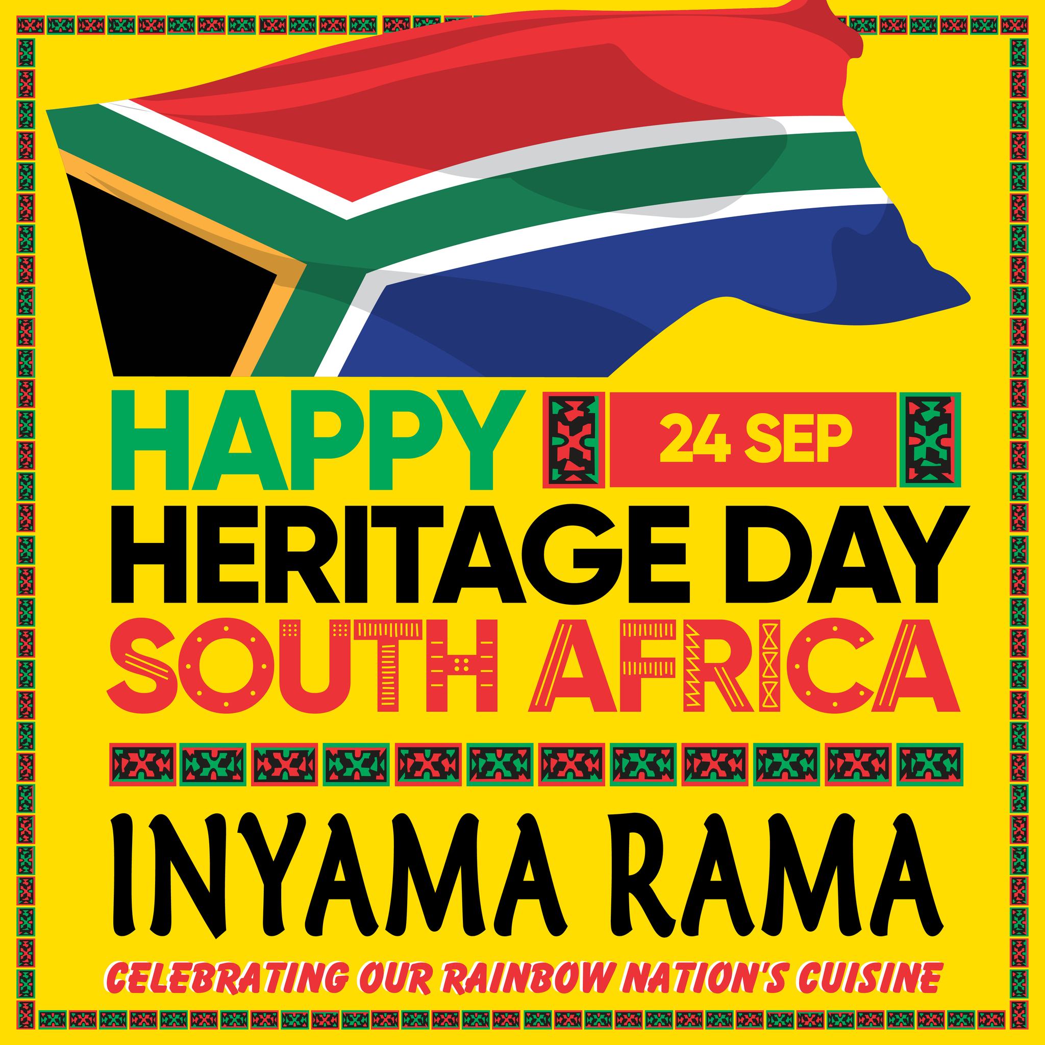 🇿🇦🥩 Celebrating Heritage Day the... - Inyama Rama Butchery | Facebook