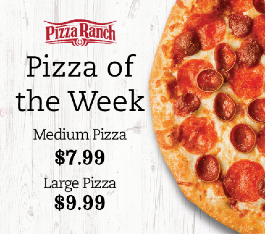Pizza Ranch - Pizza of the Week! This week is PEPPERONI!... | Facebook
