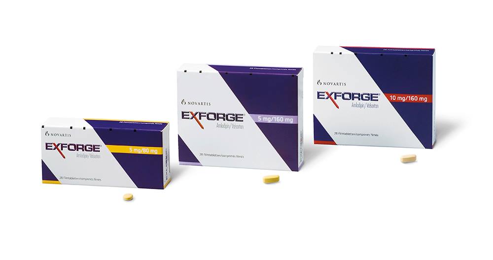 ยารักษาใจ - Exforge® คือยาอะไร??? Amlodipine and Valsartan Tablets 1 ...