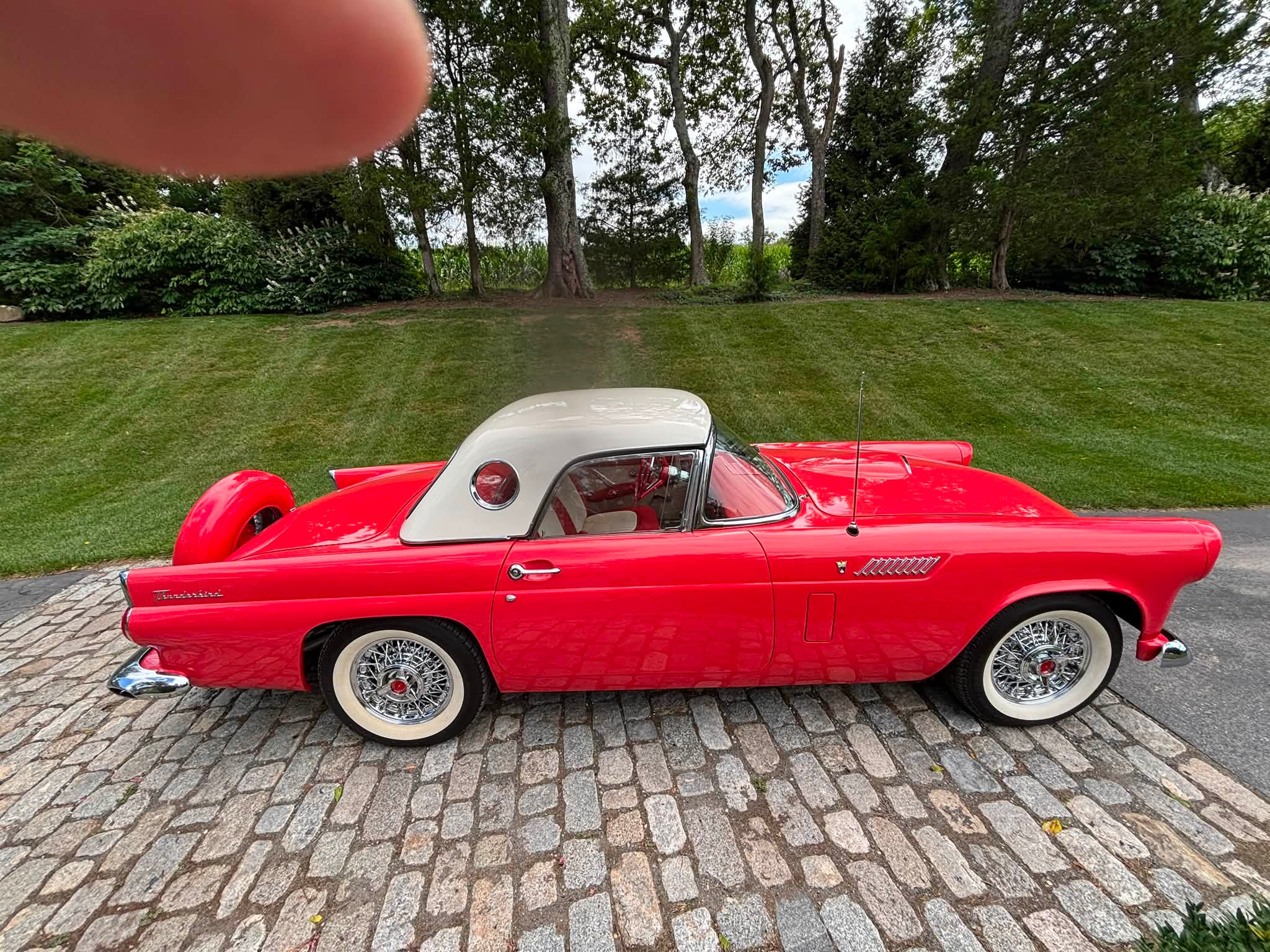 Our 56 Thunderbird project. Looking for extra vin numbers on frame.