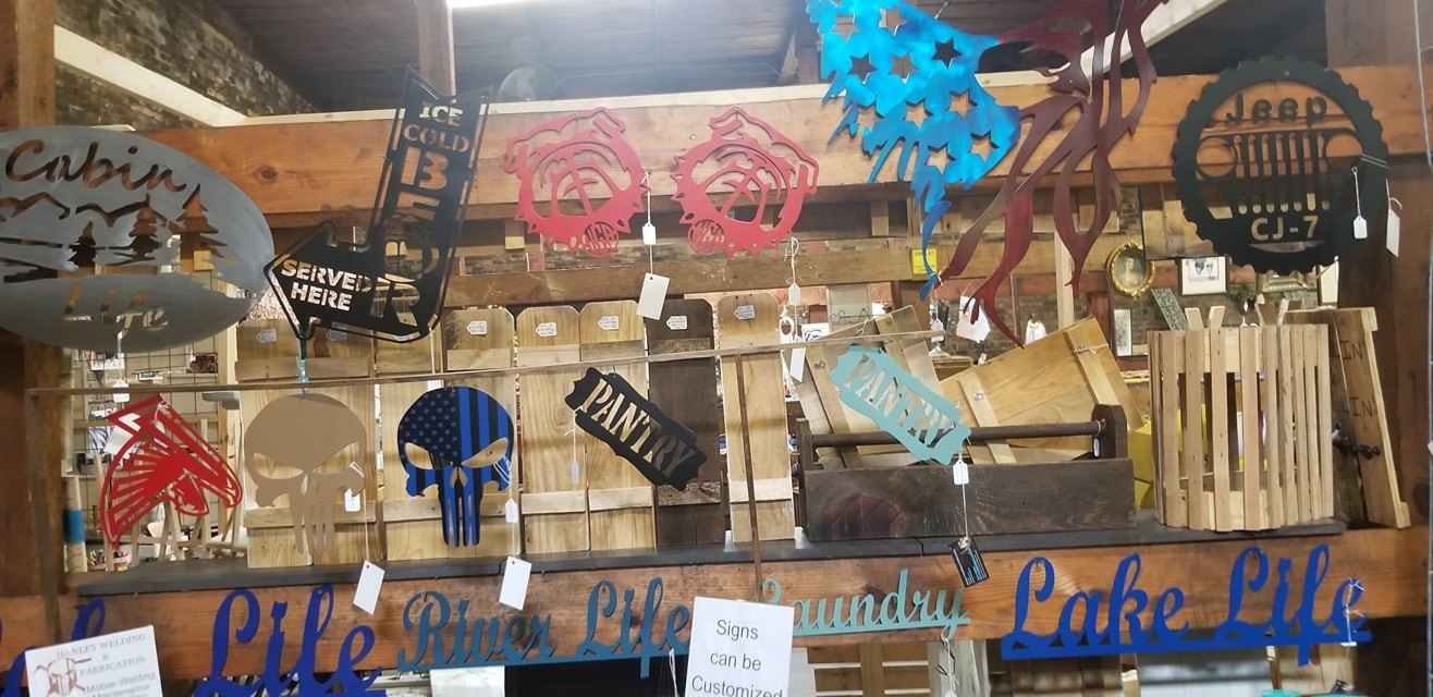 Here are some pictures of signs... - Hanley Custom Signs