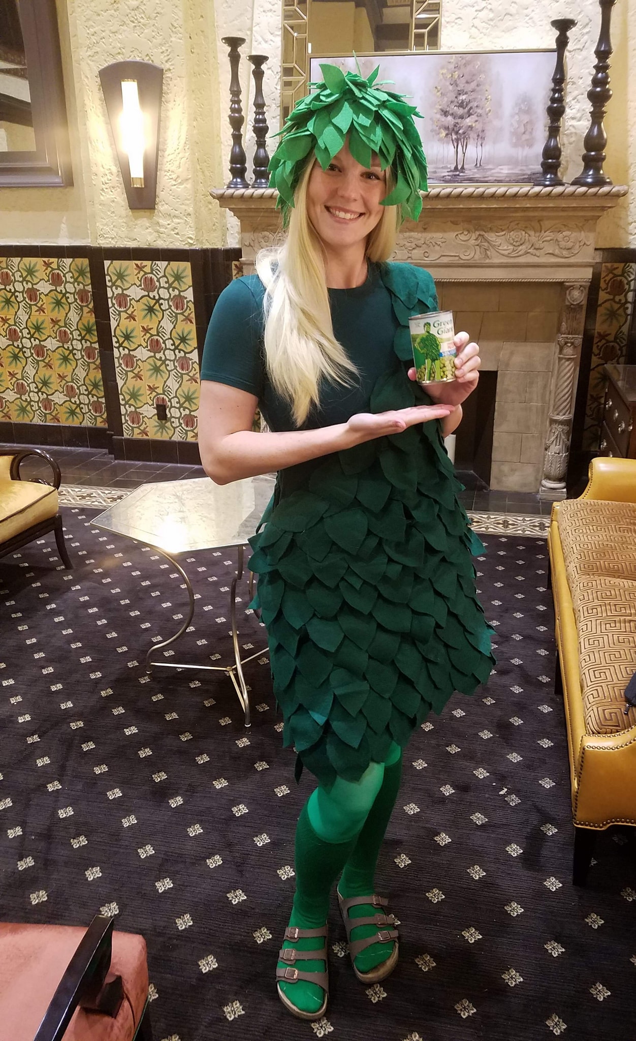 green giant fancy dress Here was my real Halloween costume. Obviously I couldn't wear this on Tv because it's haha, but I am a and jolly! Curve City Strolls