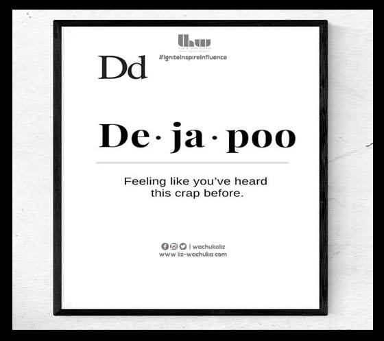 Liz - Today's word on #DandyDefinitions: Deja Poo Definition of Deja ...