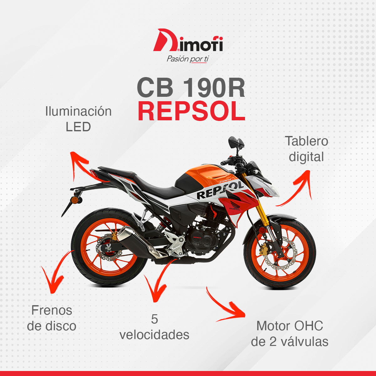 ¿Ya conoces nuestra #CB190R Repsol?... - Motos Honda- Dimofi | Facebook