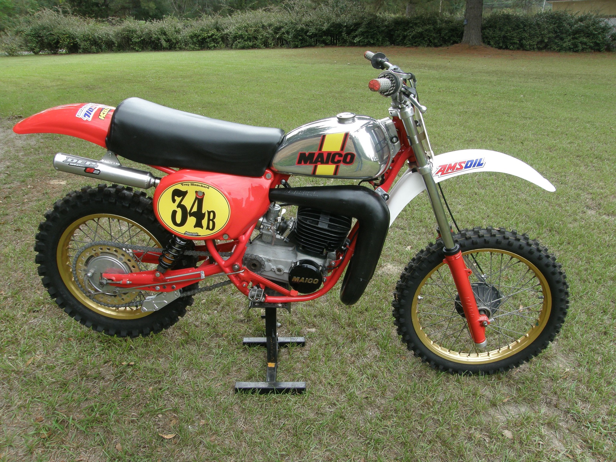 1978 Maico 125 with Rotax inlet