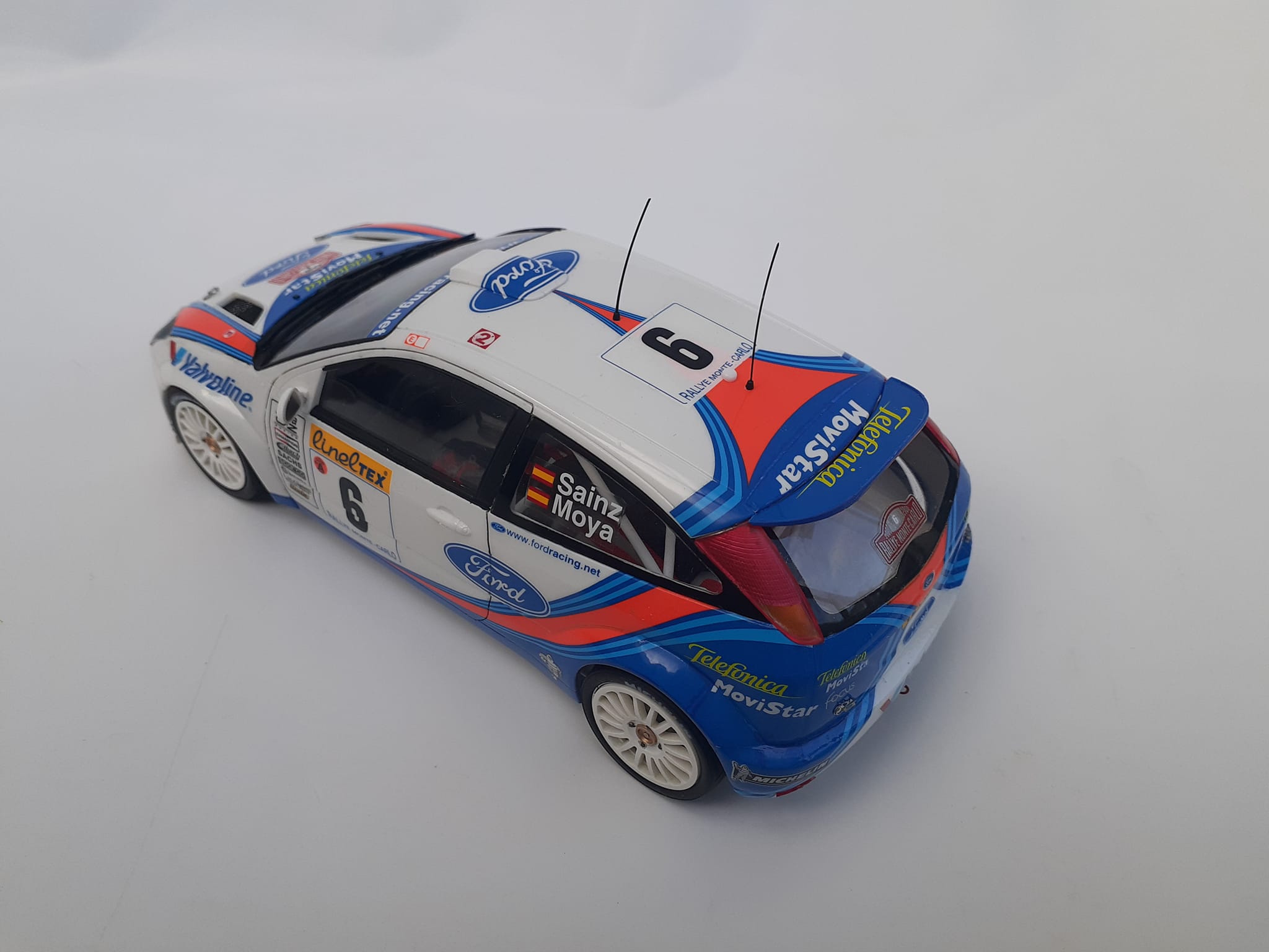 1/24 Ford Focus WRC Monte Carlo Rally 2000, Hasegawa kit.