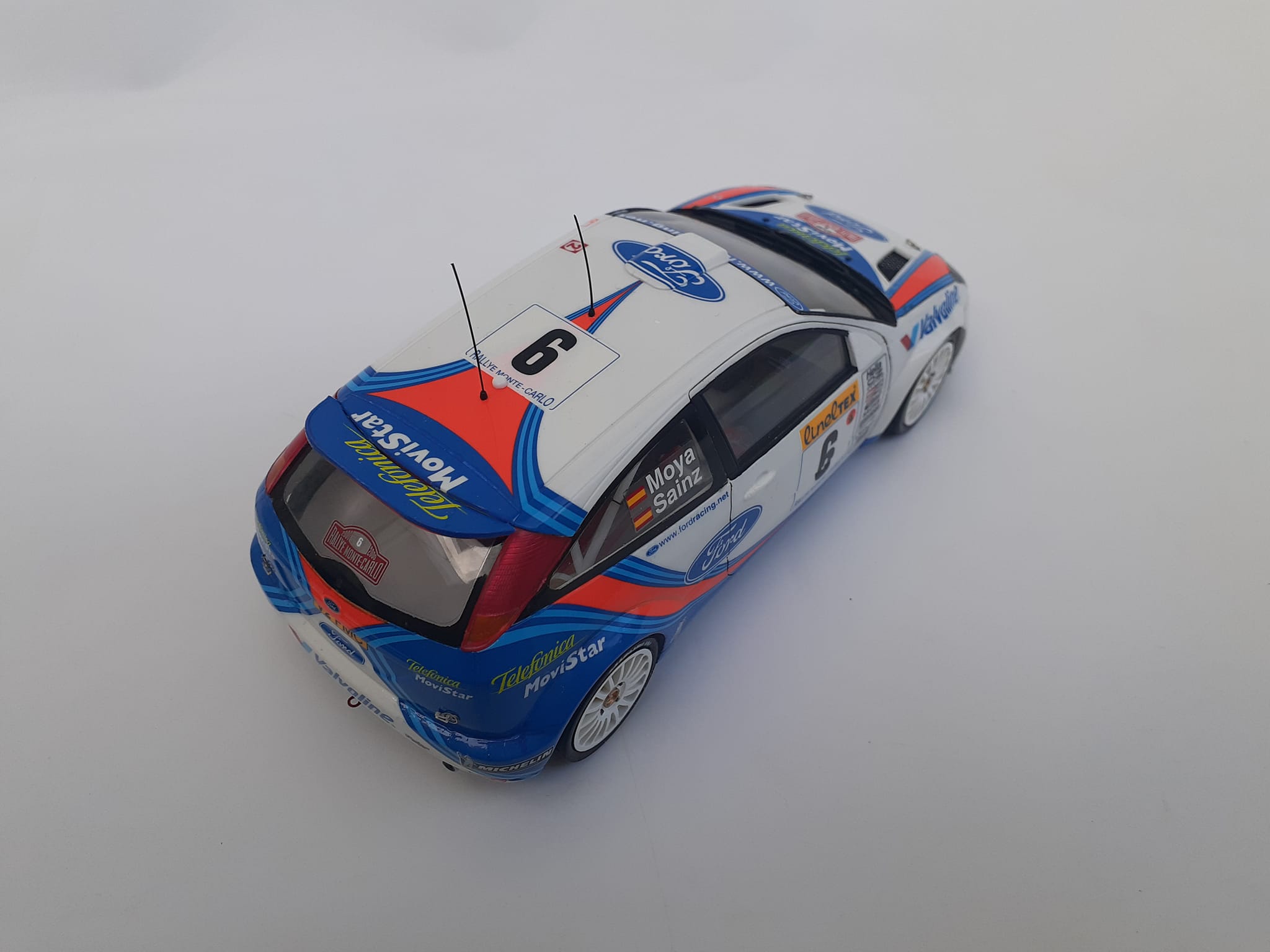 1/24 Ford Focus WRC Monte Carlo Rally 2000, Hasegawa kit.