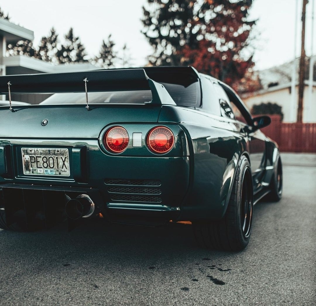 Turbo & Stance - Worlds First 2JZ Swapped AWD Nissan R32... | Facebook
