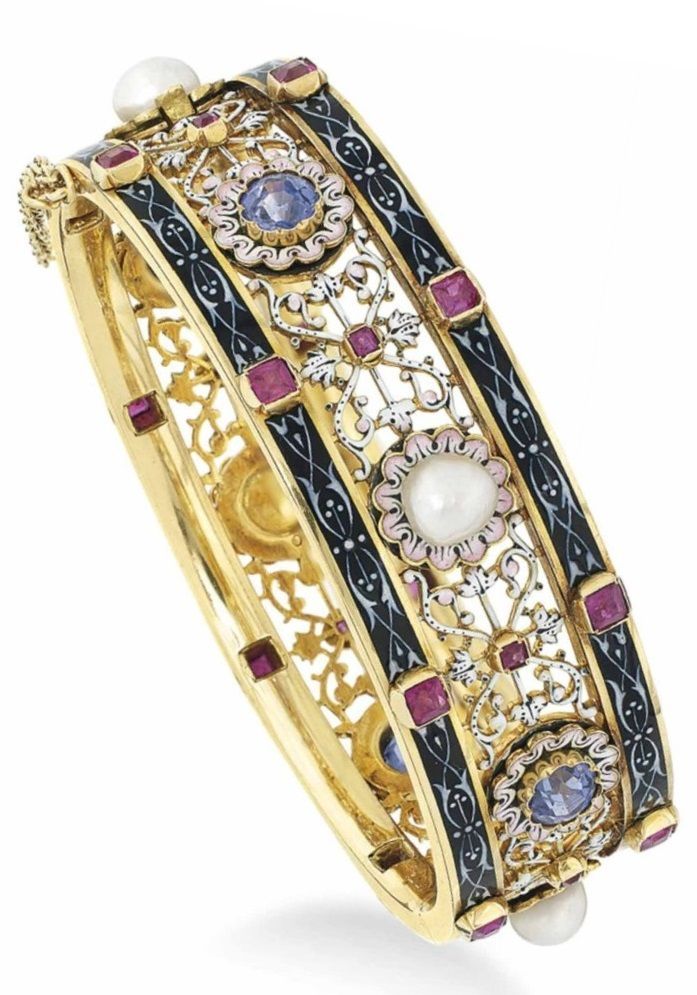 Bracelet Vintage Multi-rangs Biche De Bere Paris - Bijou French Couture - Occasion (état à Vérifier)