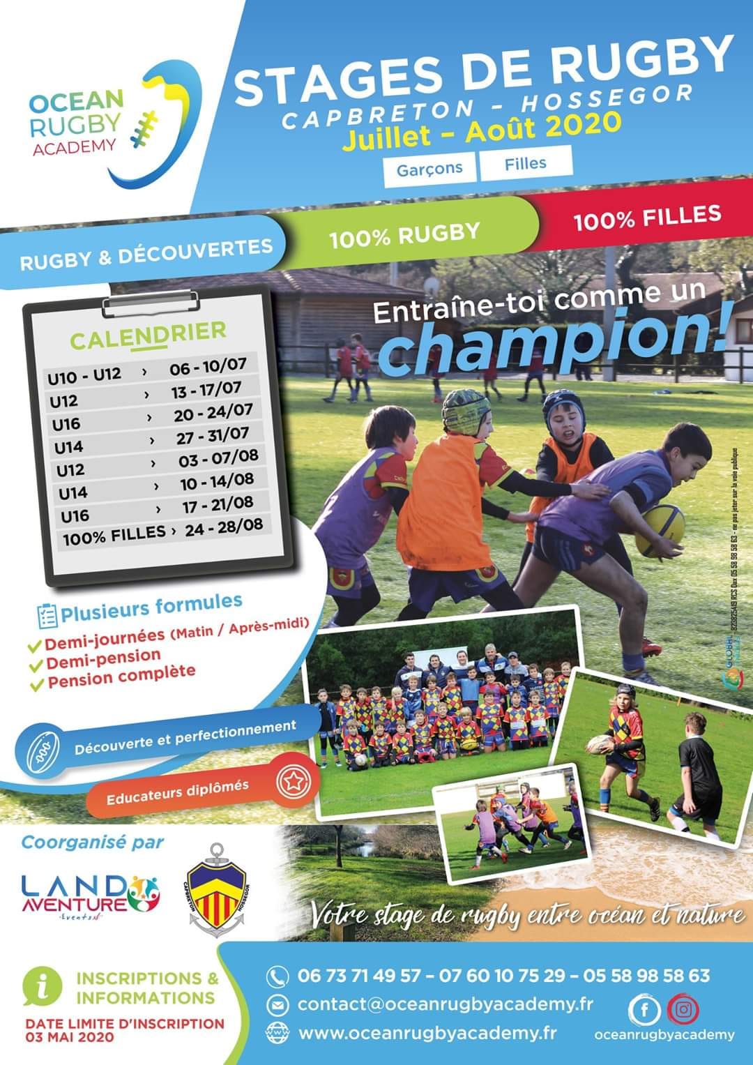 Oceanrugbyacademy est une... - Capbreton Hossegor Rugby | Facebook