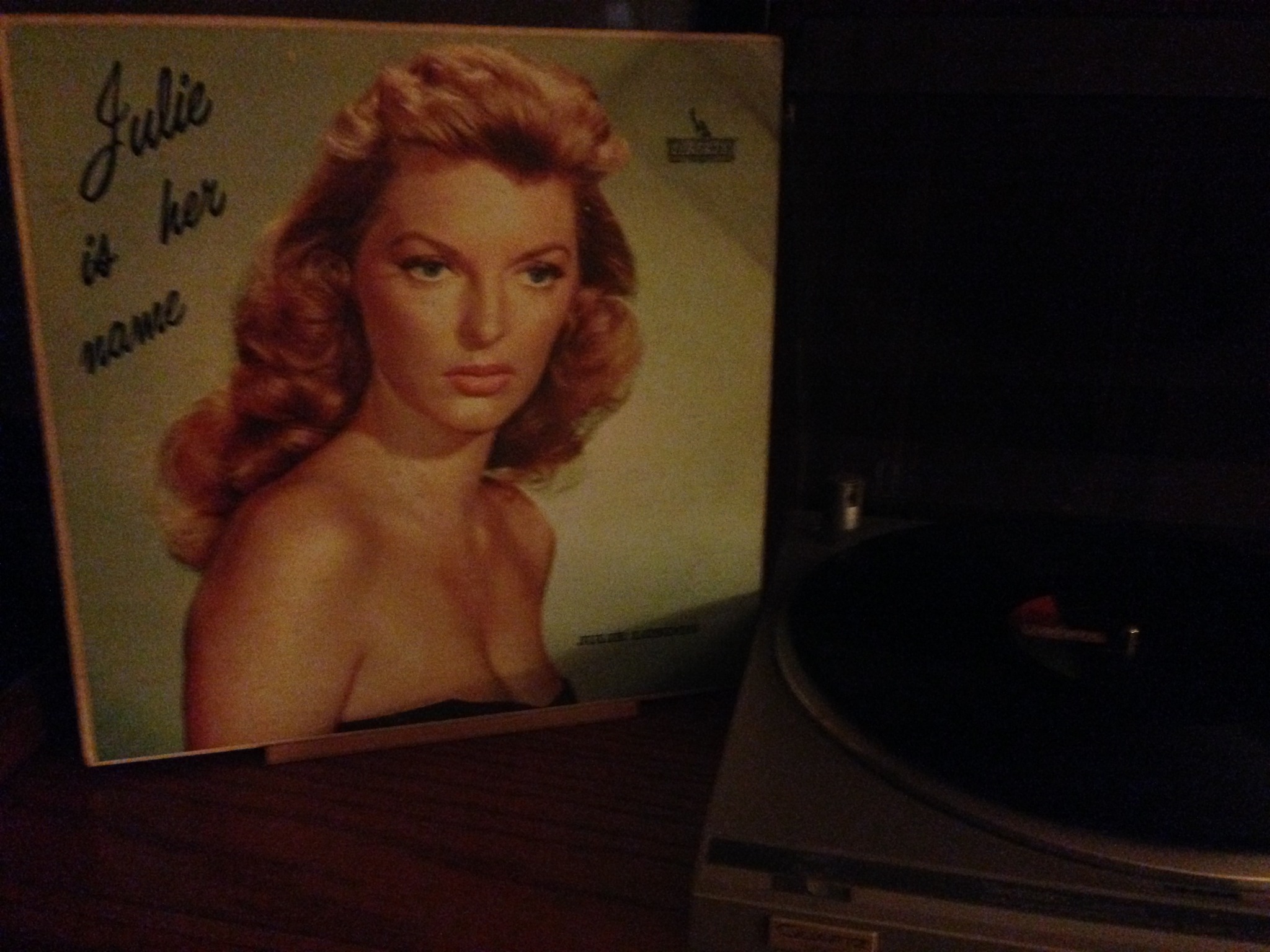 Julie London, About the Blues, Japanese red vinyl LP.