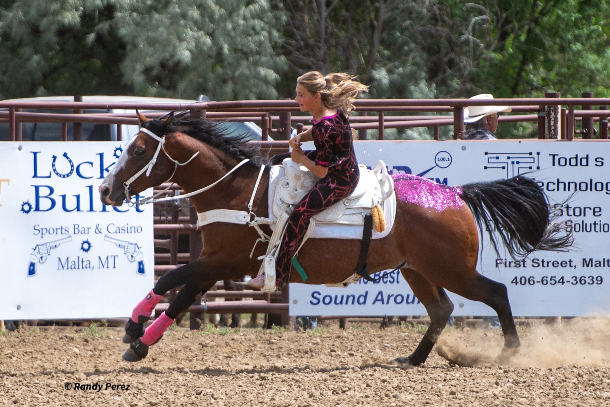 Anna Monroe Trick Riding