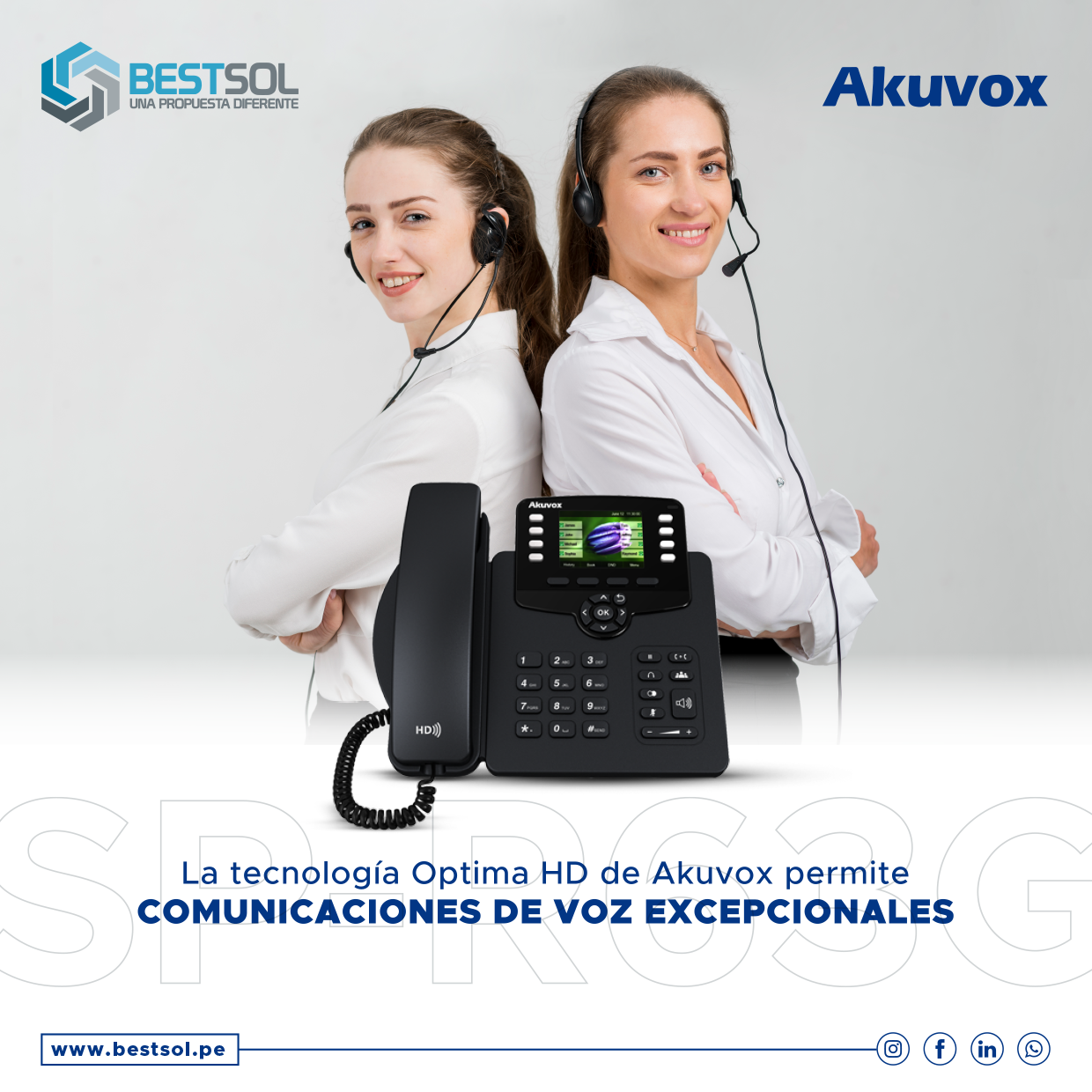 Bestsol Perú - El #Akuvox SP-R63G es un #teléfonoIP... | Facebook