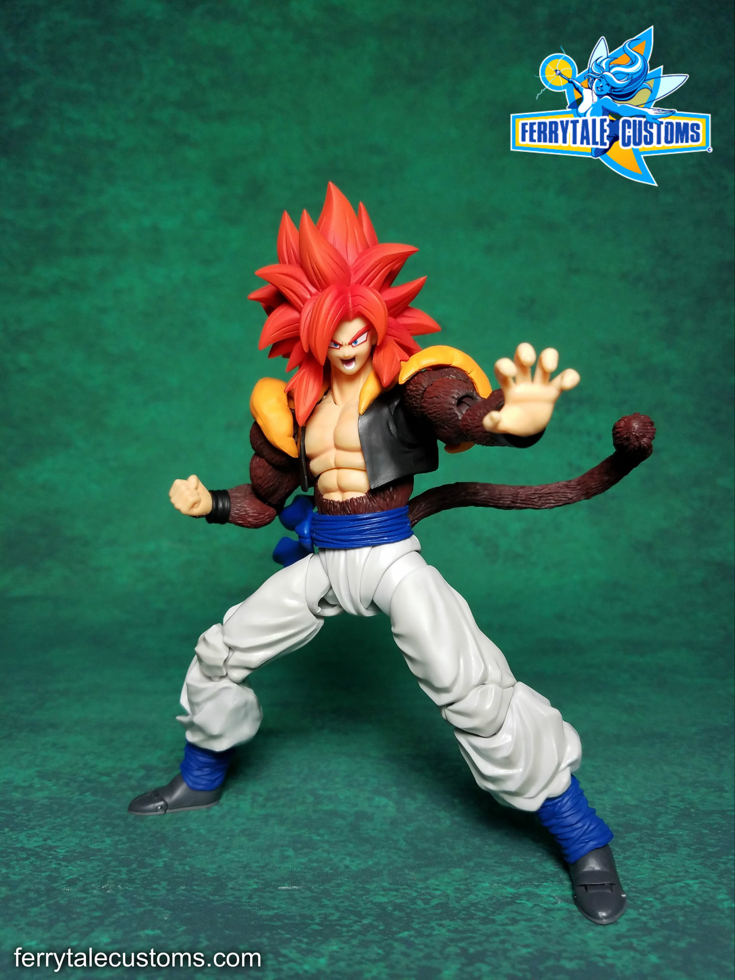 New Gogeta SSJ4 Custom Figure. - Ferrytale Customs | Facebook