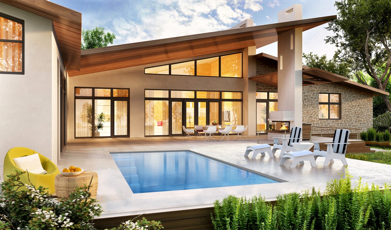 AquaPools - This is the 21' x 10'6" CHIC C21 model... | Facebook