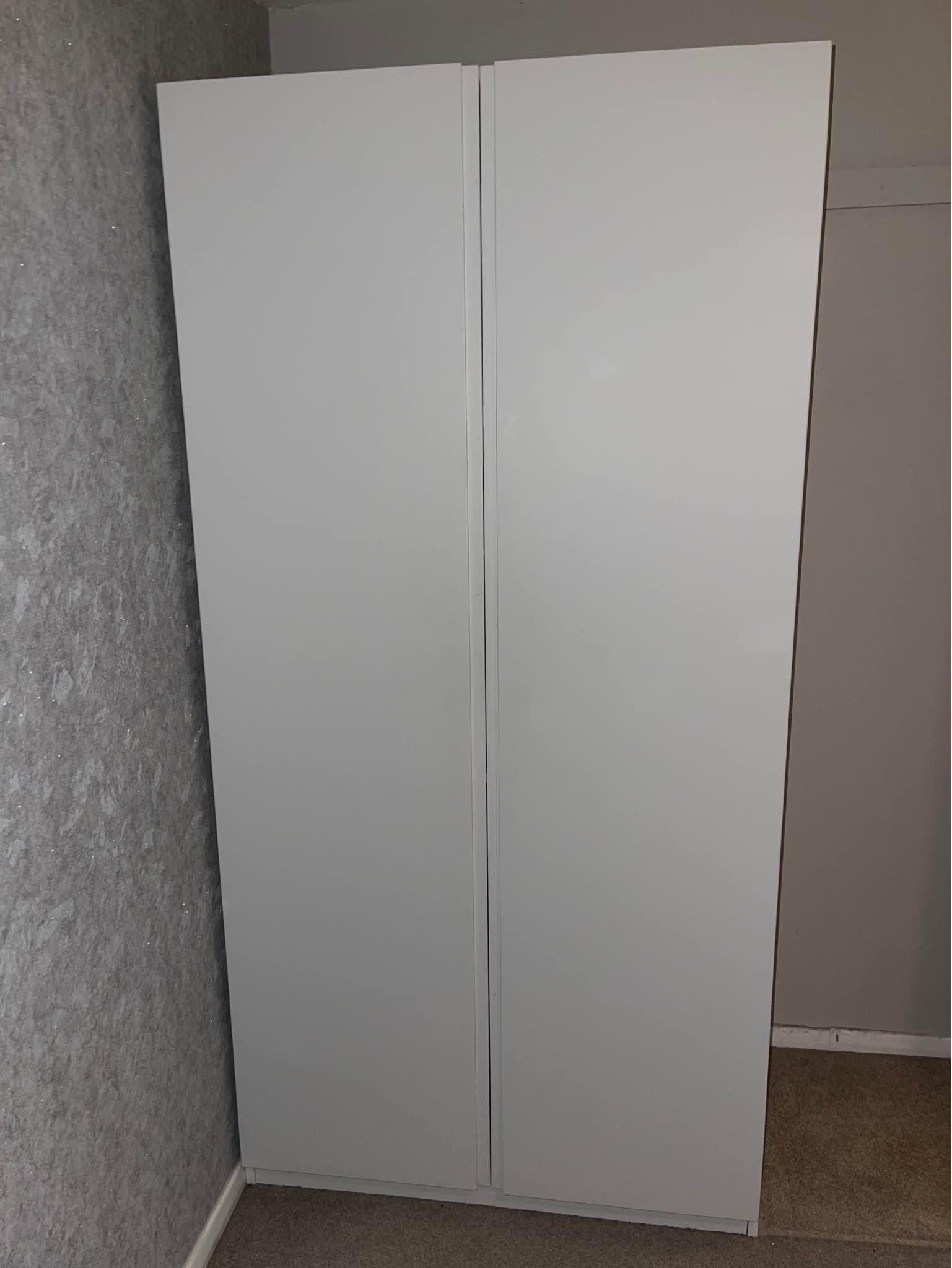 IKEA PAX / VIKANES Wardrobe White 100x60x201 - Armoires 