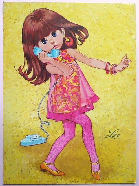 1960s LEE “Big Eyes” print is darling!