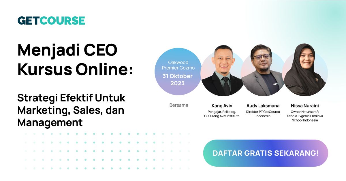 GetCourse Indonesia | Jakarta