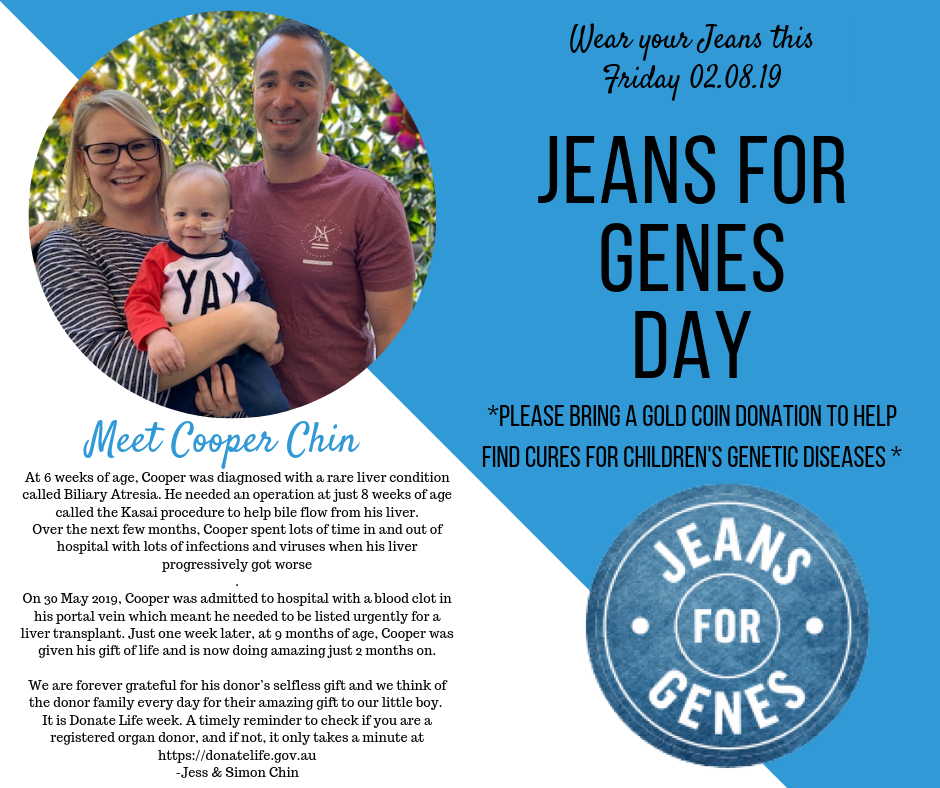 Wear your jeans on... - Hatchlings Early Learning Rochedale