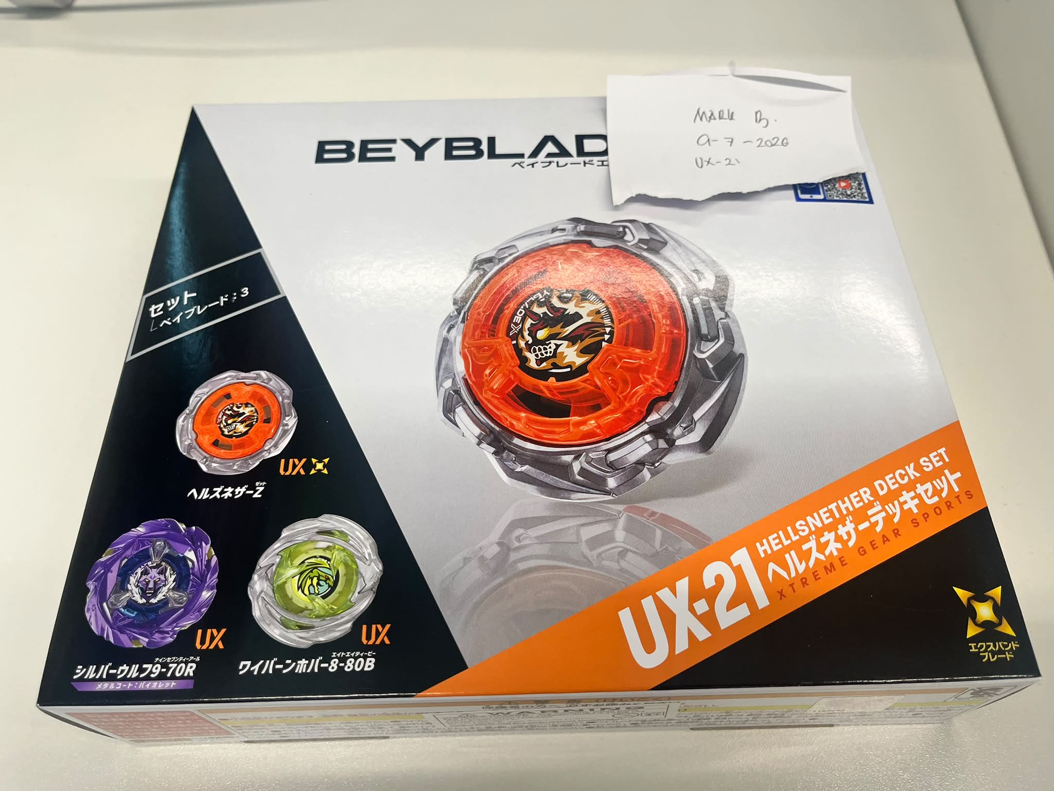 Beyblade X UX-21 HellsNether set for sale at 1800php