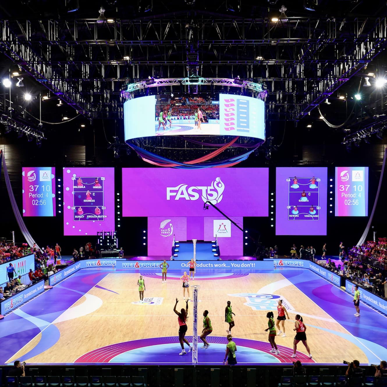 The venue for the FAST5... - FAST5 Netball World Series