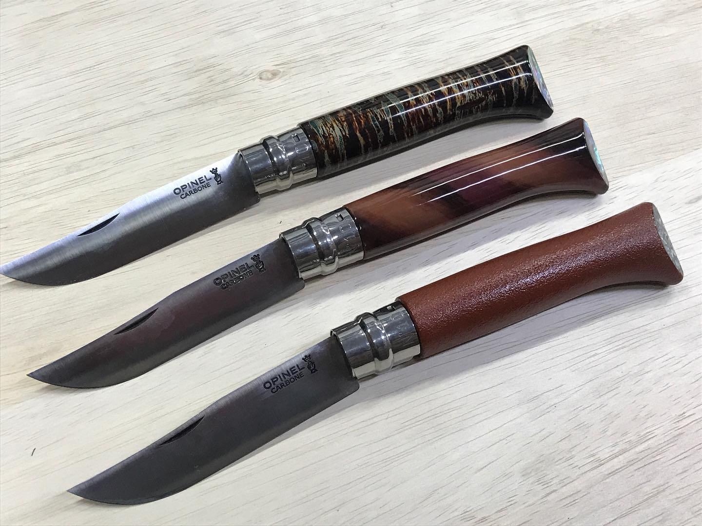 忍漆工房 - オピネルナイフに漆を塗ってみました #漆 #漆塗り#オピネル 