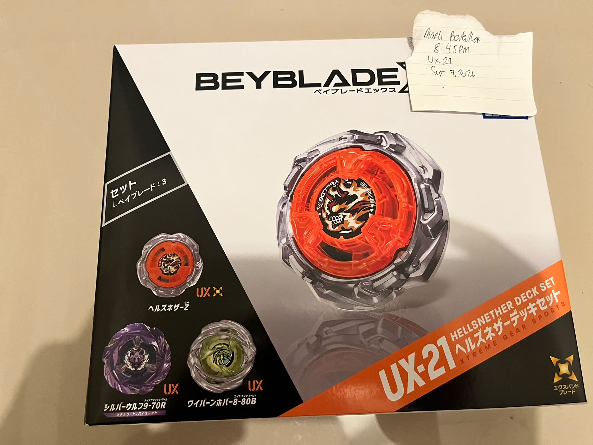 BEYBLADE X UX-21 Hells Nether Deck Set for sale on Mercari