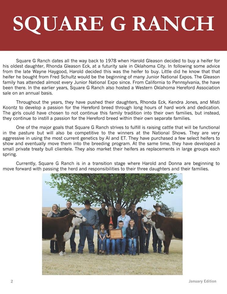 Square G Ranch | Putnam OK