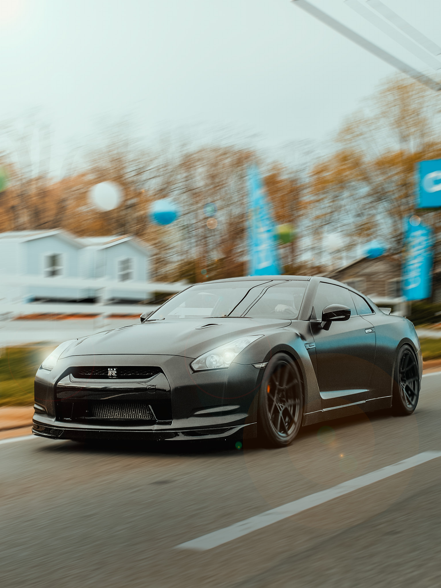 This murdered out R35 with gobs of... - Driver Motorsports