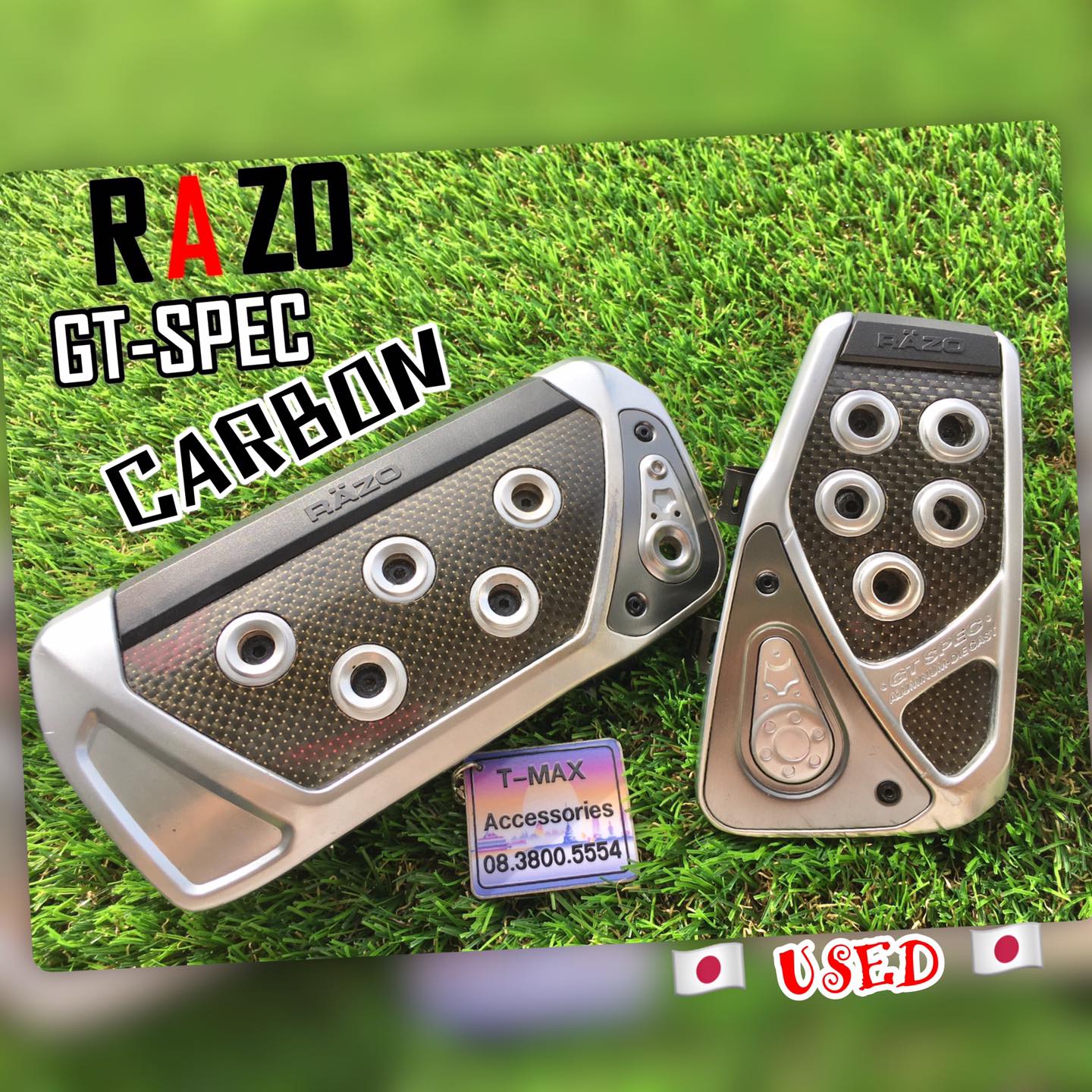 แป้นเหยียบกันลื่น CARMATE รุ่น RAZO GT... - T-MAX Accessories | Facebook