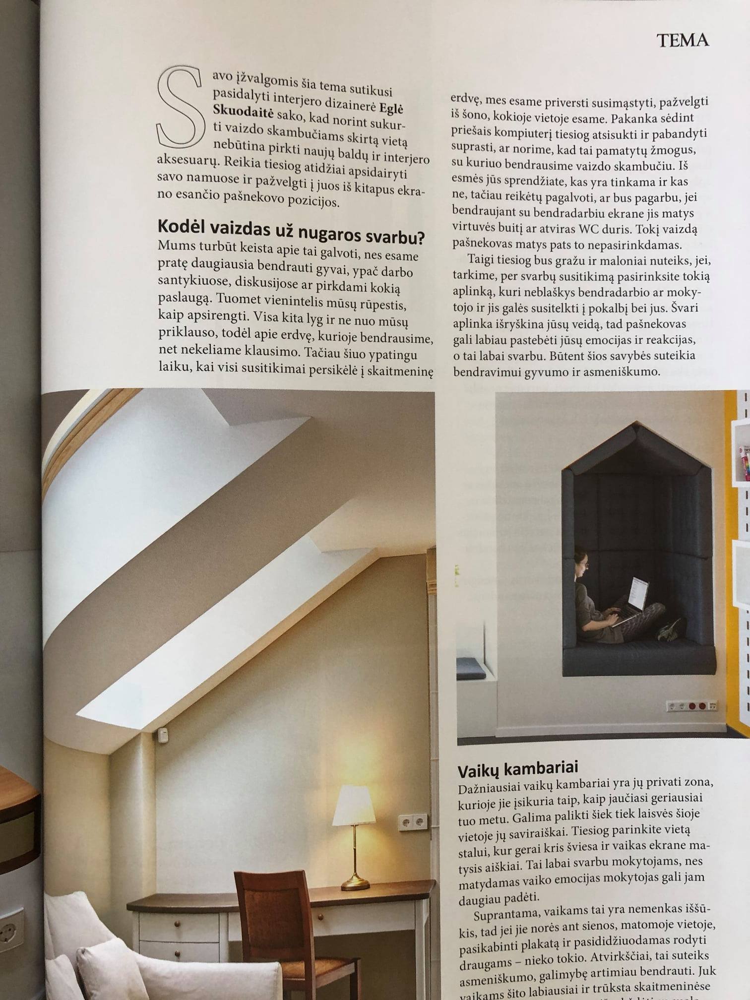 Eglė Skuodaitė. Interior Design | Vilnius