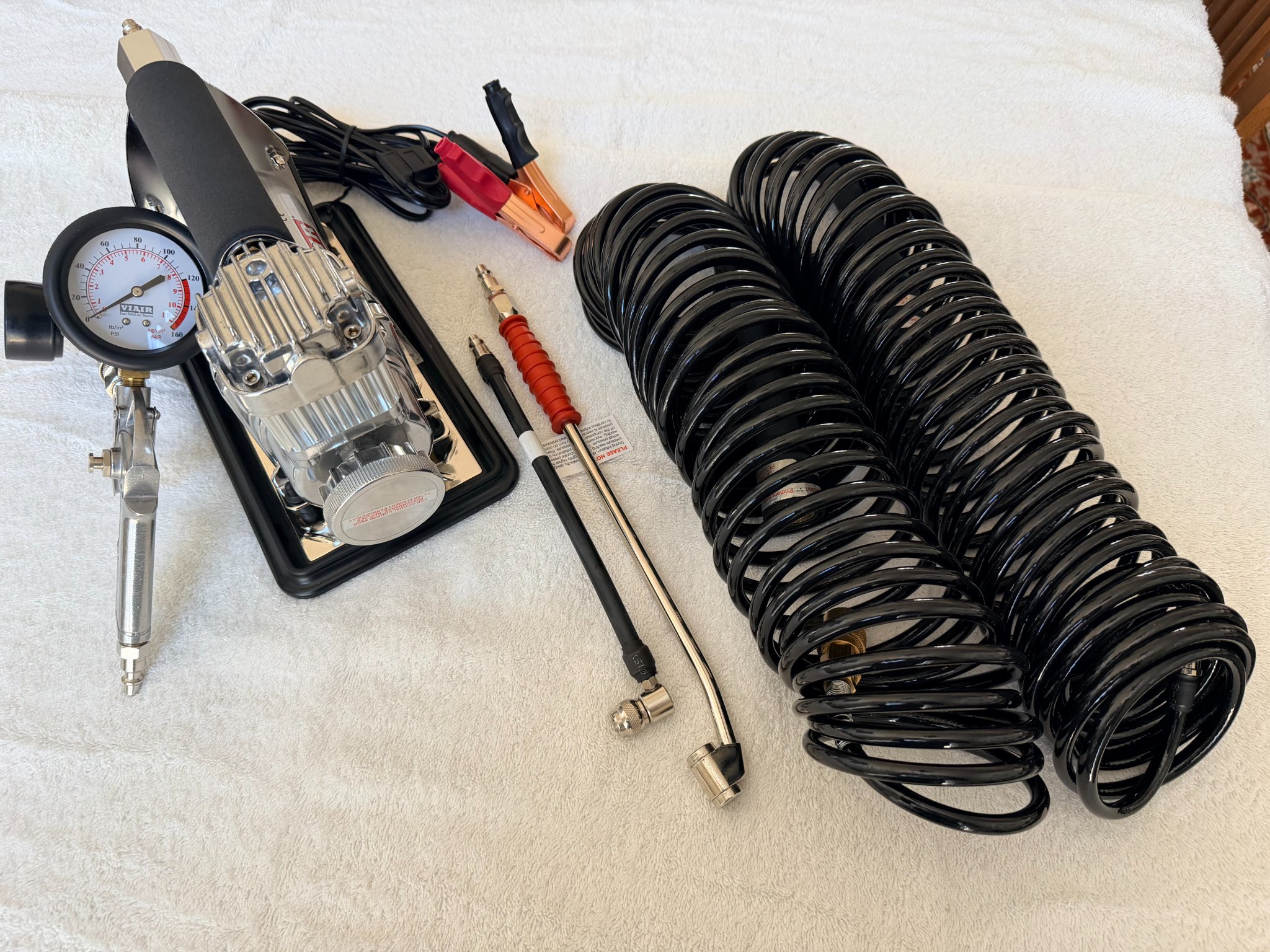 VIAIR 450P-RV Automatic Portable Air Compressor Kit w/RV Winterization ...