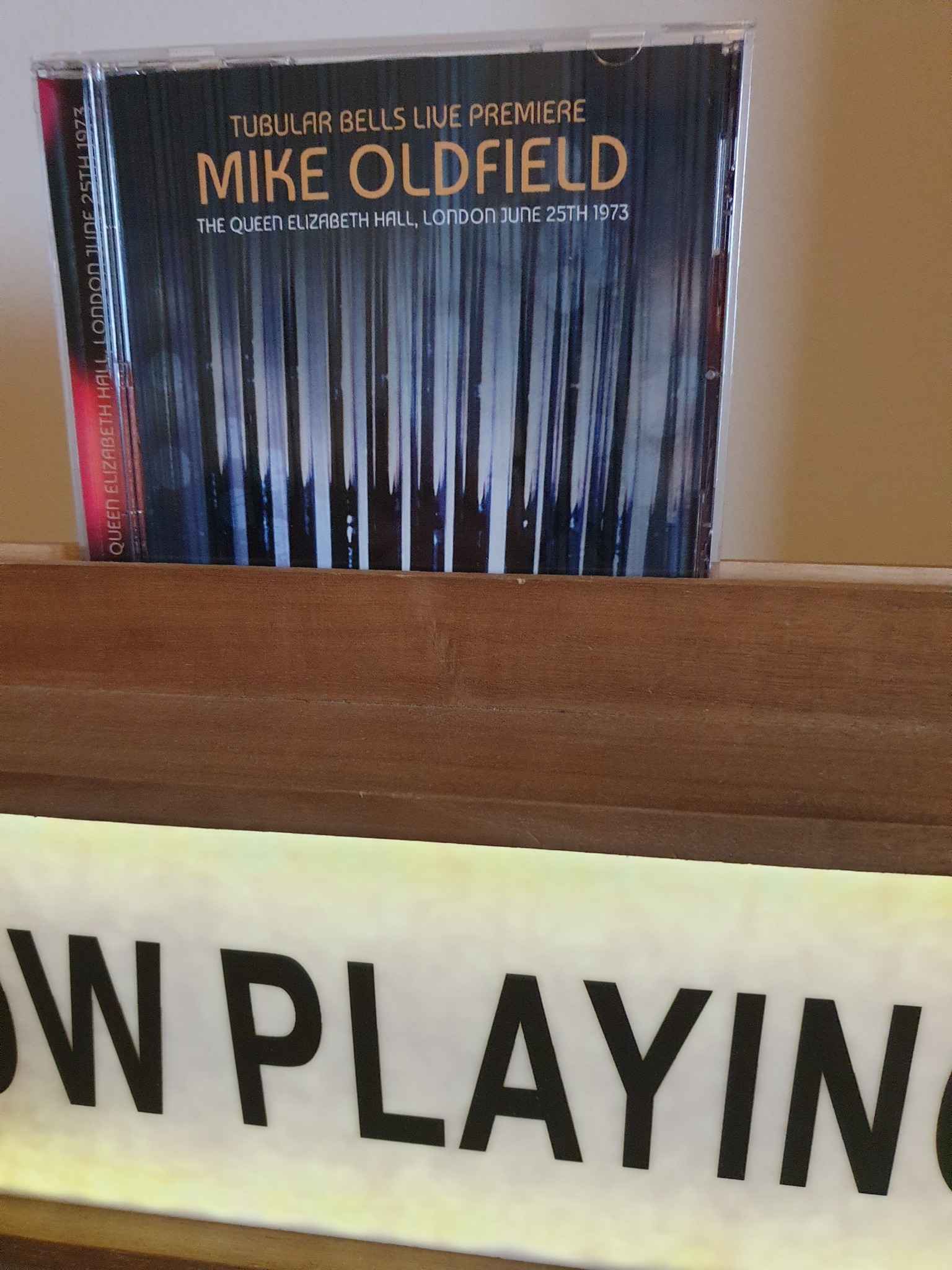 More live albums to collection: Mike Oldfield - Tubular Bells Live 