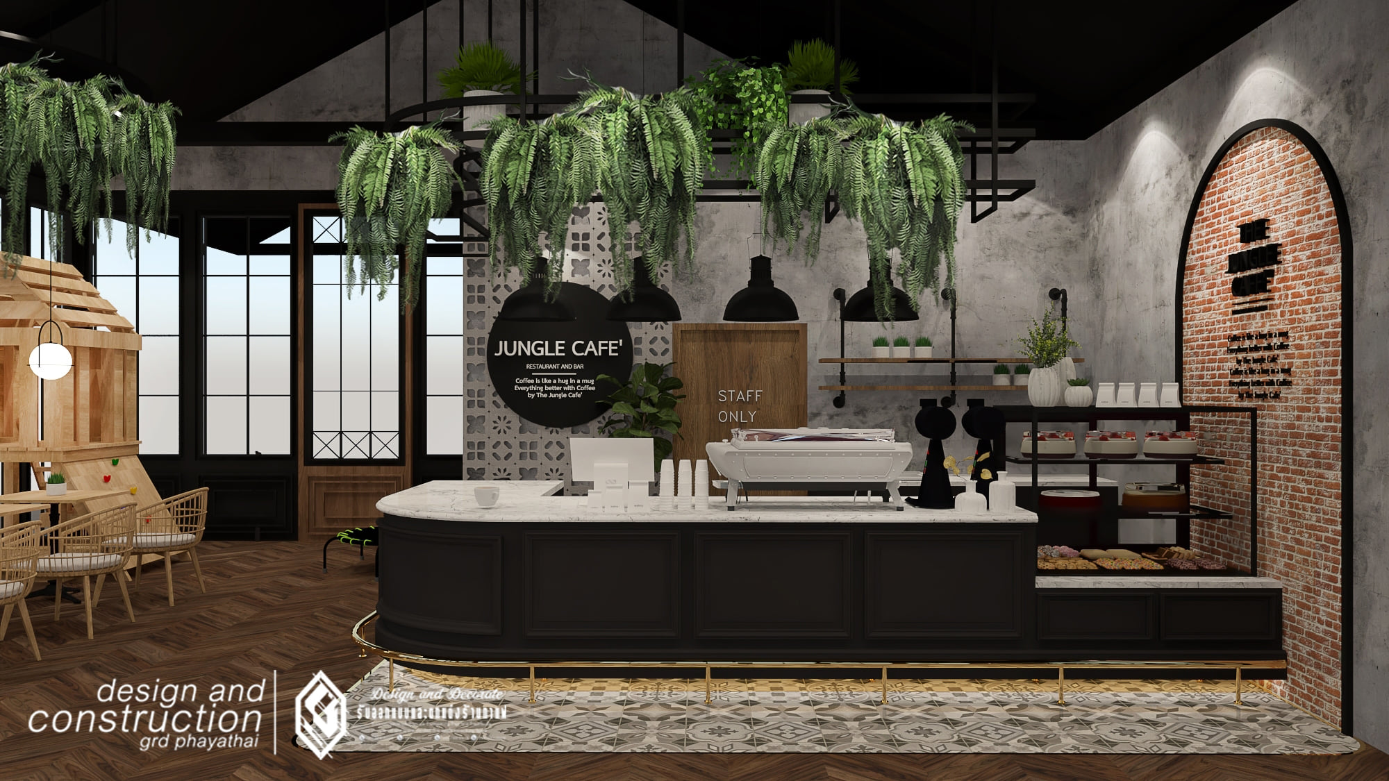 ผลงานการออกแบบคาเฟ่lit... - รับก่อสร้างร้านกาแฟ ร้านอาหาร CAFE
