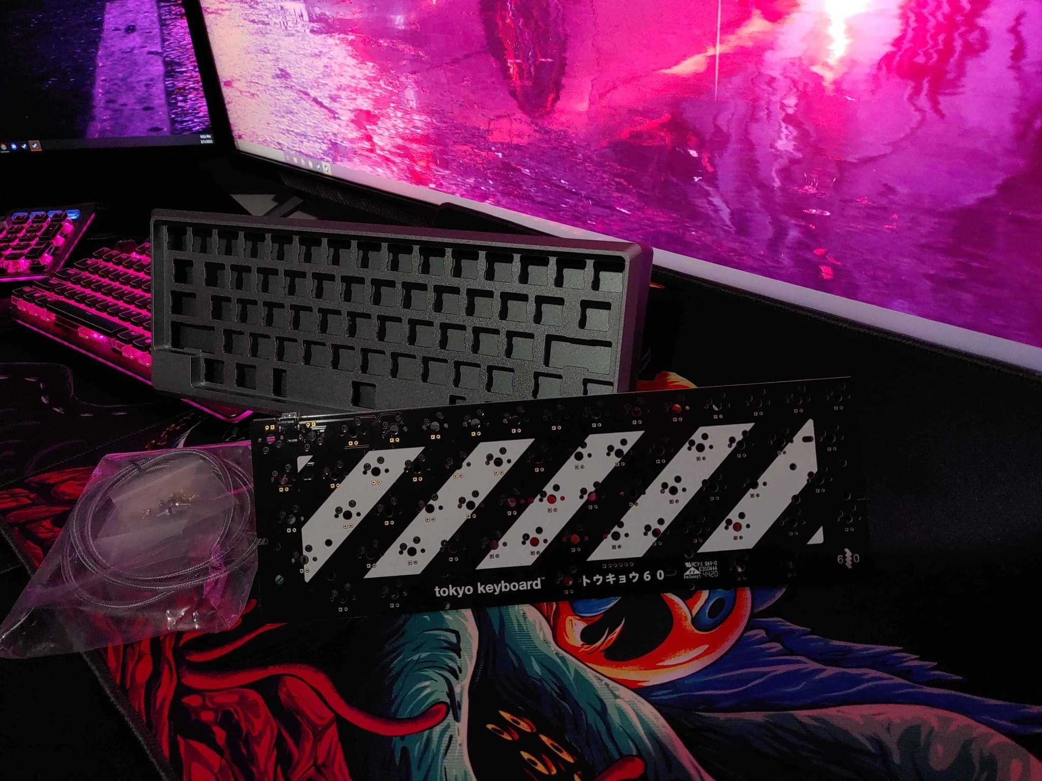 DROP+Tokyo Keyboard Tokyo60 keyboard kit - Electronics & Computers 