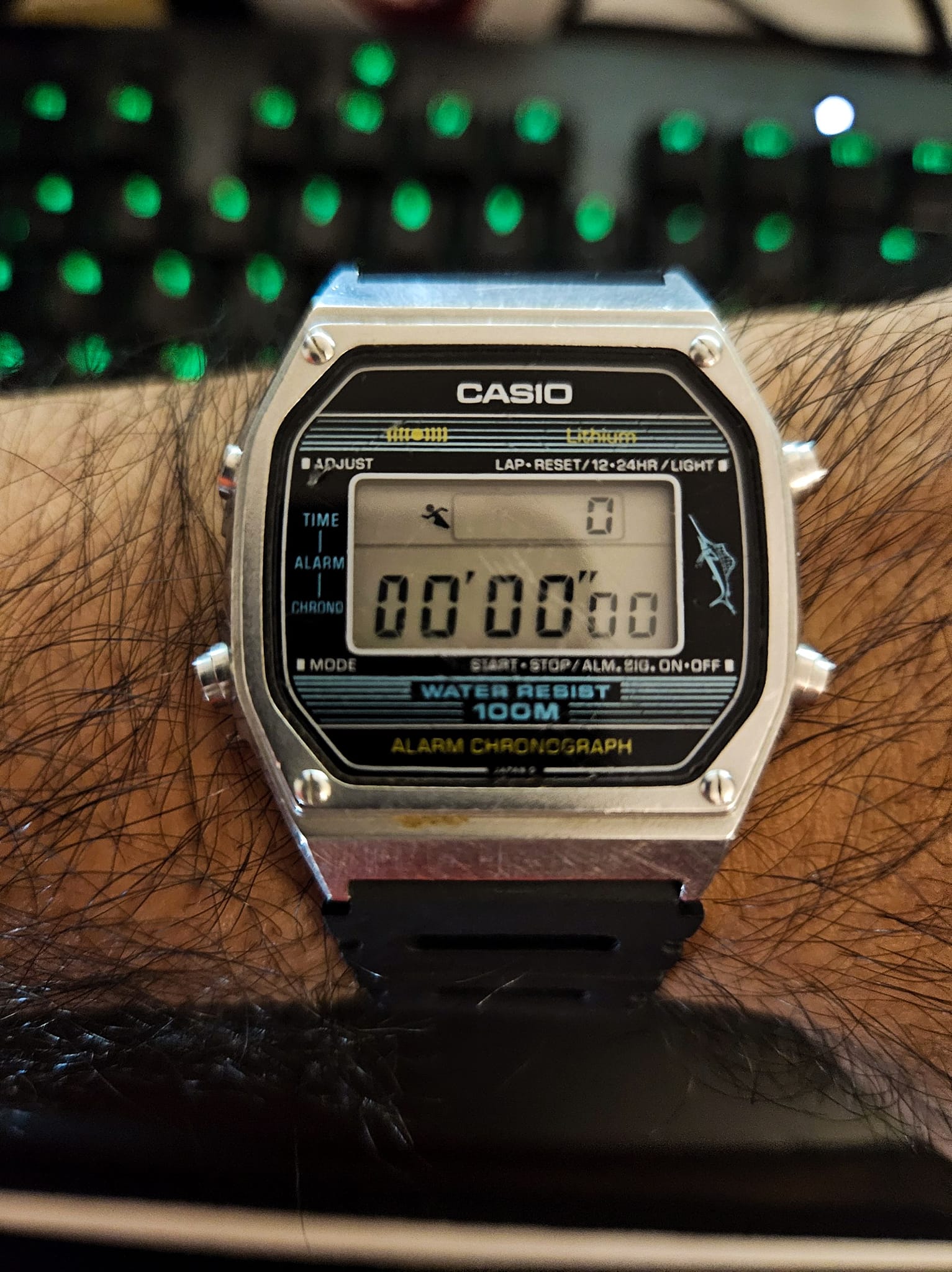 Casio Marlin W-350 watch features