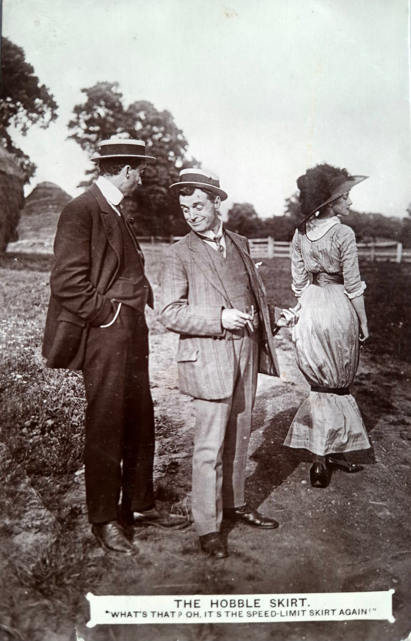 In 1909, as the Edwardian era came to a close – a strange mode 