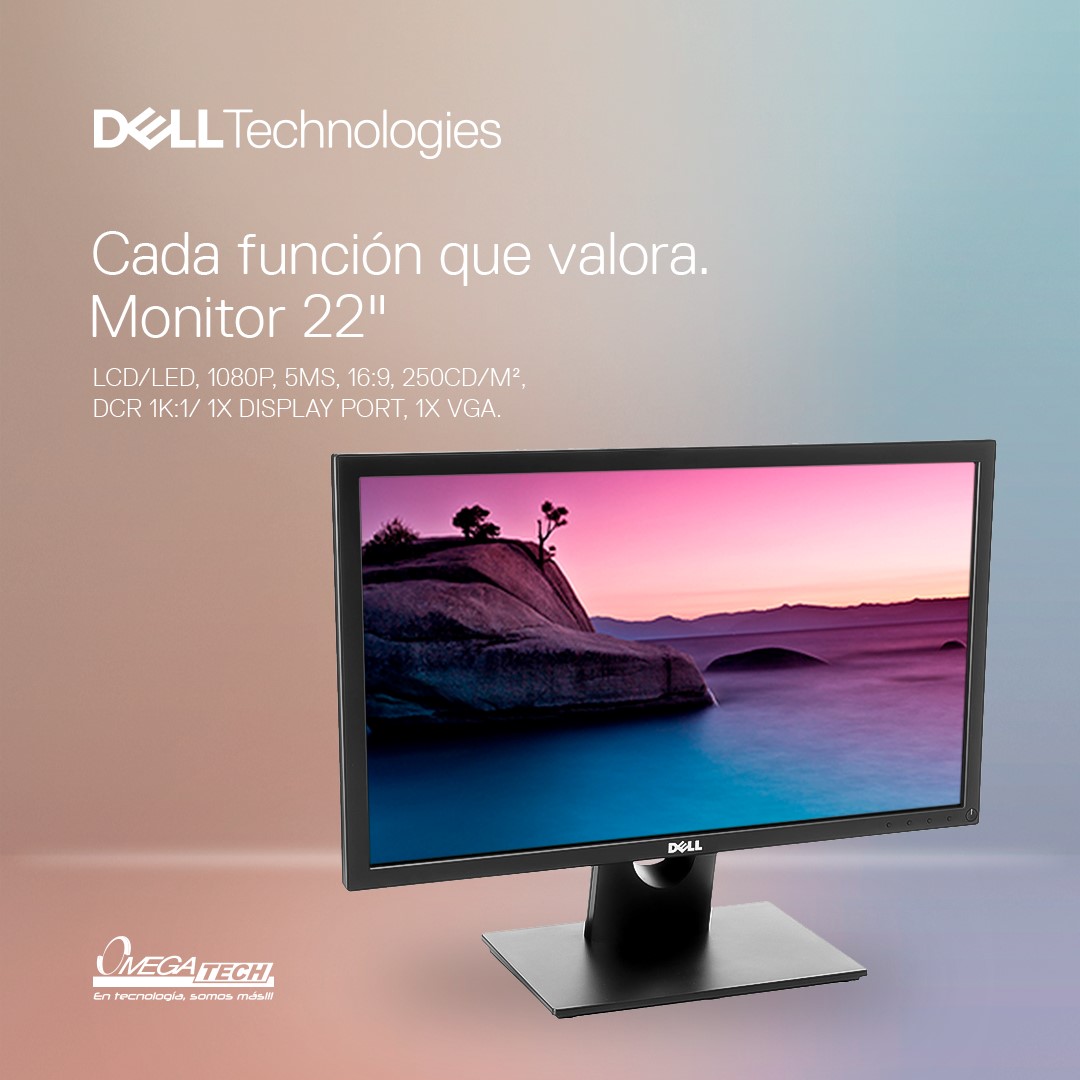 Omega Tech - El monitor DELL E2216H es un monitor de 22