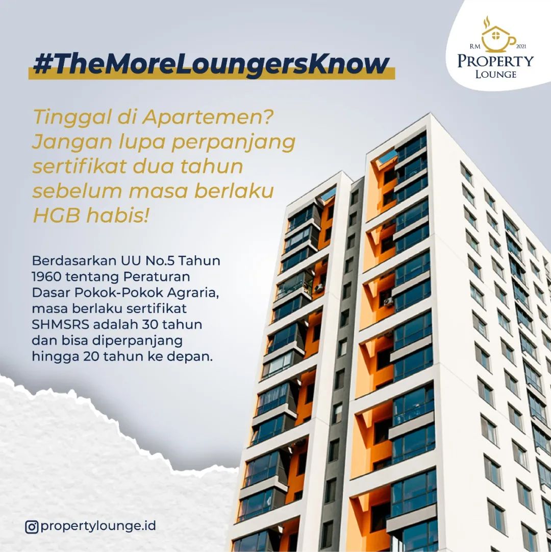 SHMSRS = Sertifikat Hak Milik Satuan... - PropertyLounge.id | Facebook