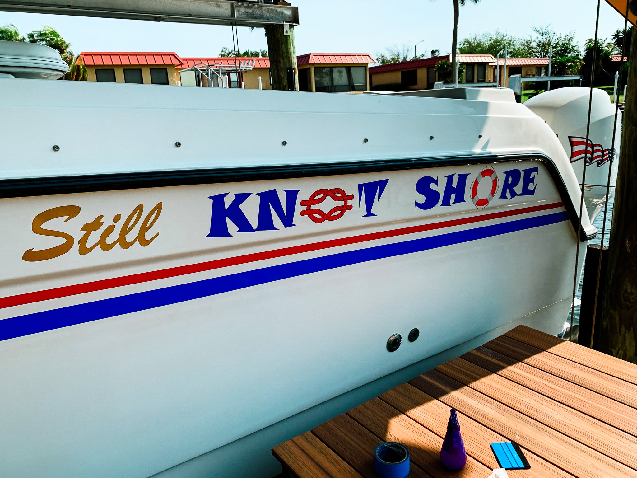 Lettering.com - Our self-adhesive vinyl lettering works great on boats ...