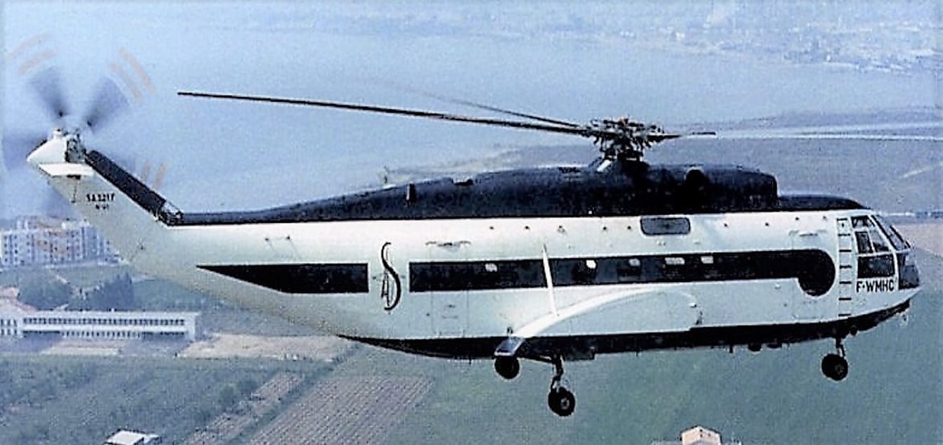 Aerospatiale SA 321F commercial helicopter