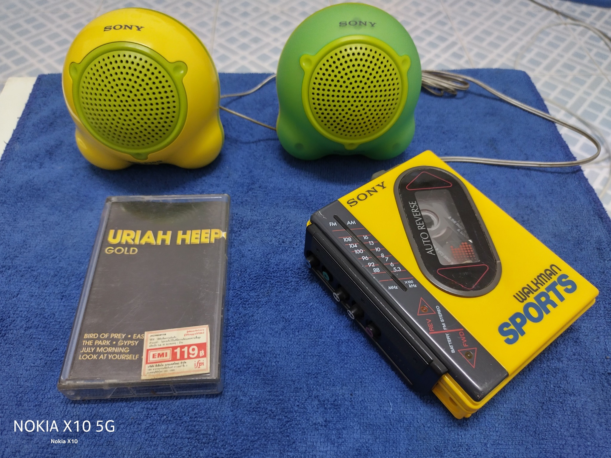 Sony Sports Walkman WM-75, released in 1985.