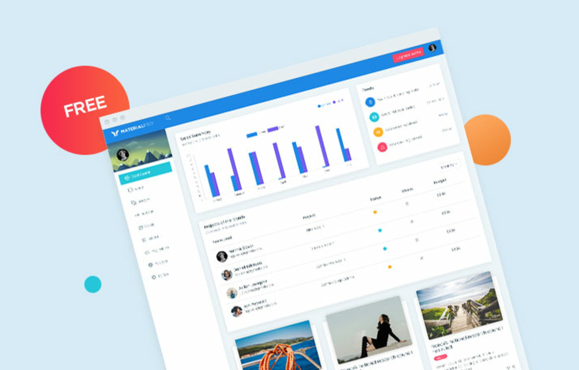 WrapPixel - Free MaterialPro React Admin Lite MaterialPro... | Facebook