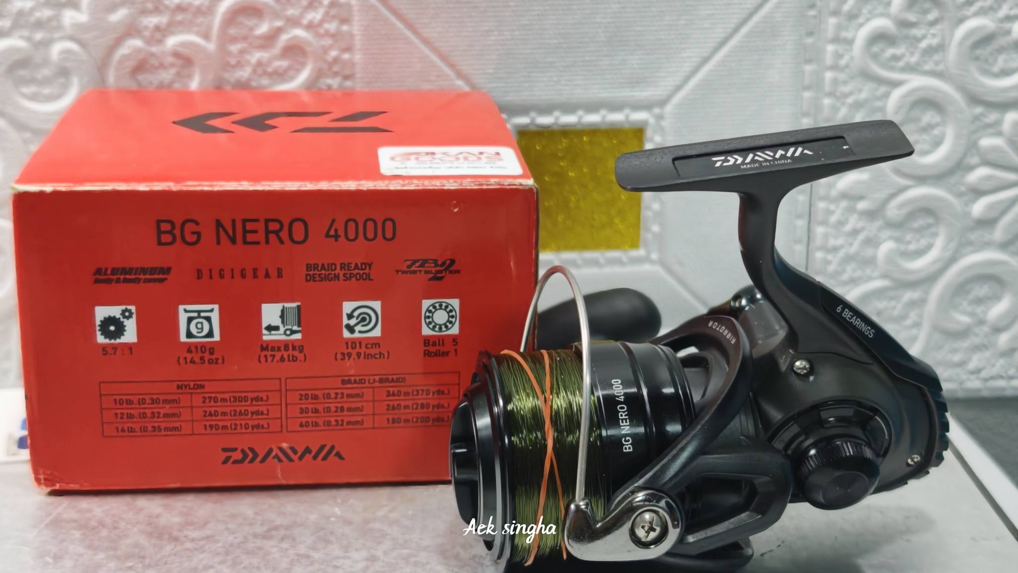 daiwa saltist 4000 nero Reel  Tackle World Still featuring a heavy duty aluminum frame for maximum durability Daiwa BG Spawns