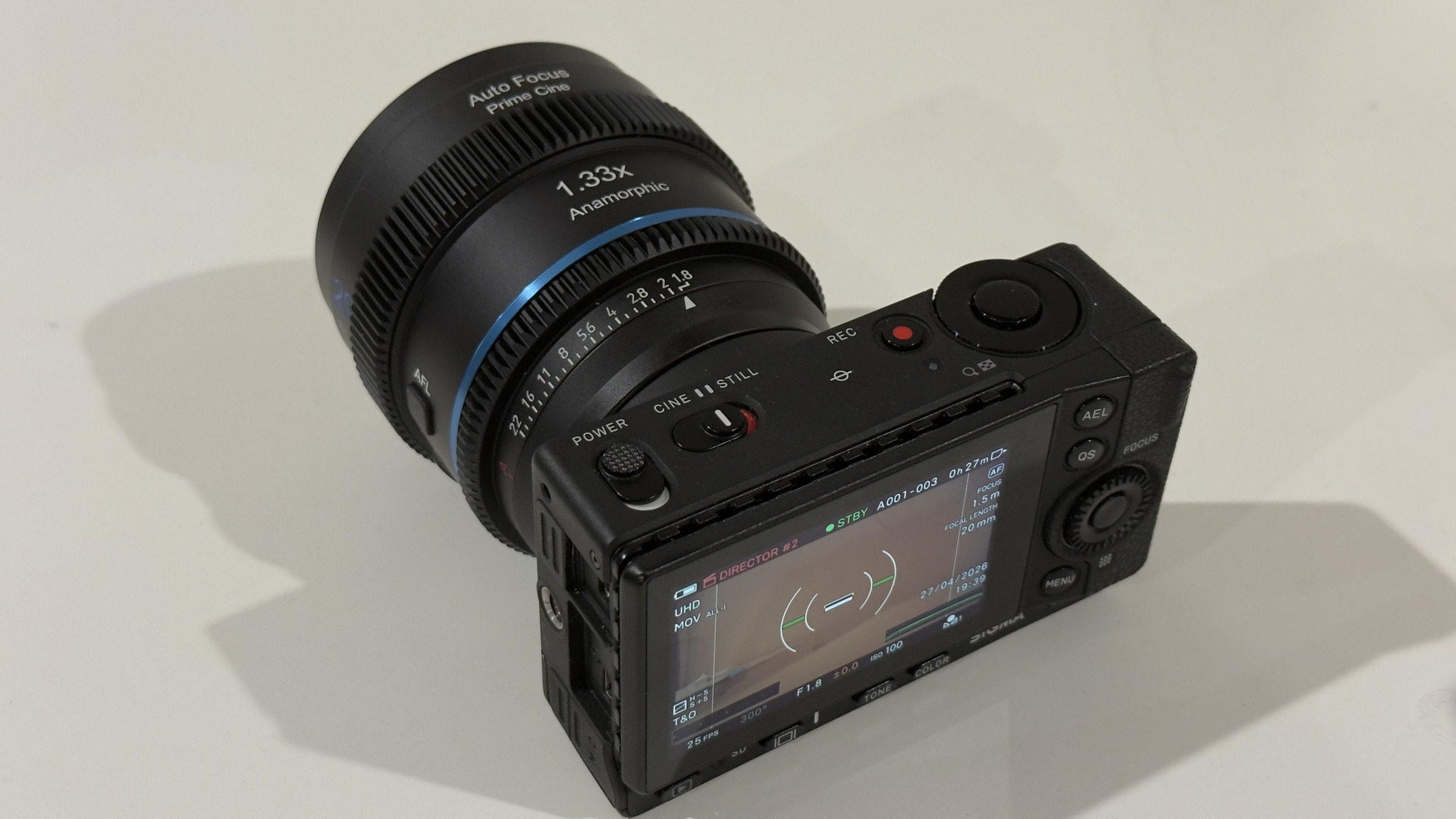 What are your thoughts on the Sirui 20mm T1.8 1.33x anamorphic lens?