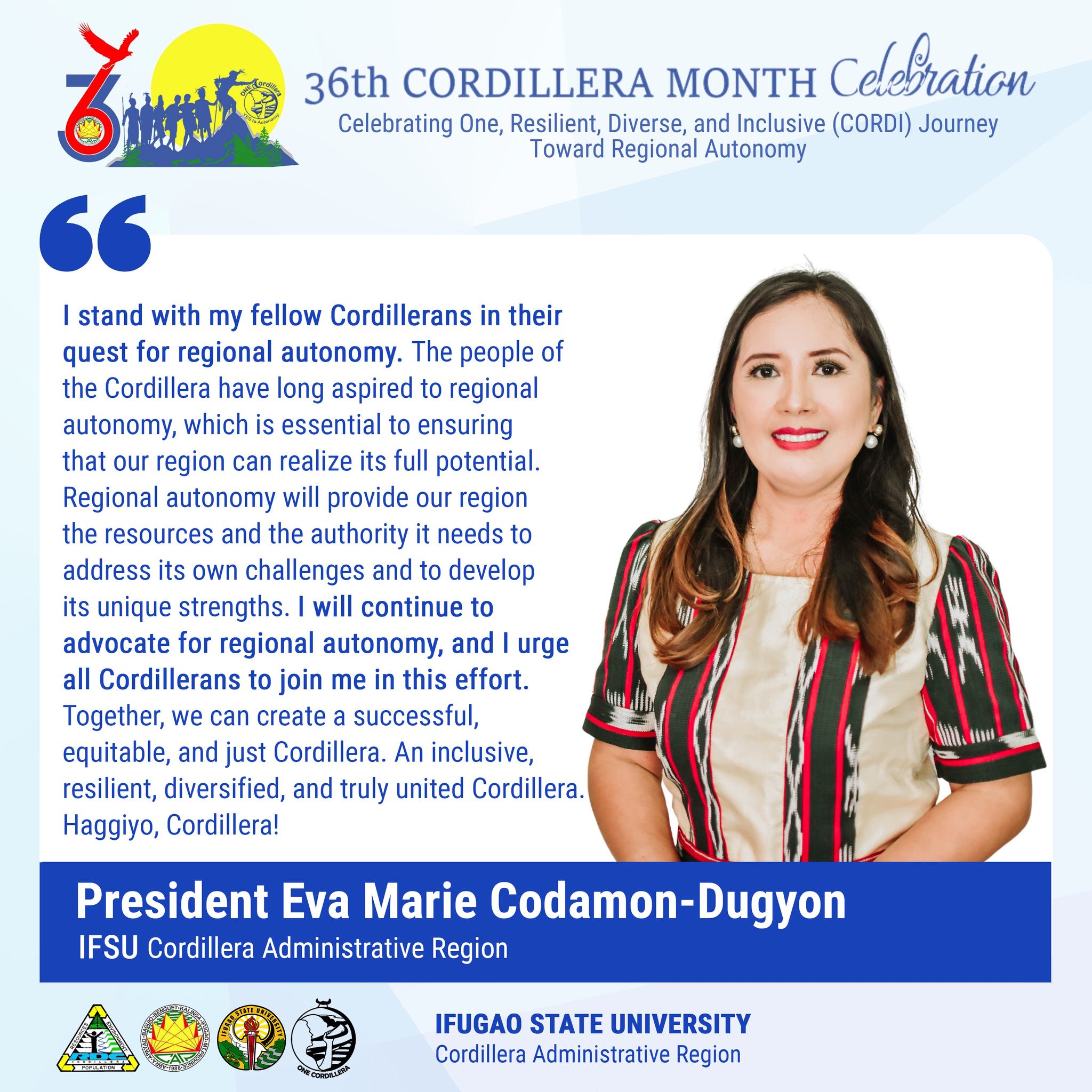 This month, the Cordillerans... - Ifugao State University | Facebook