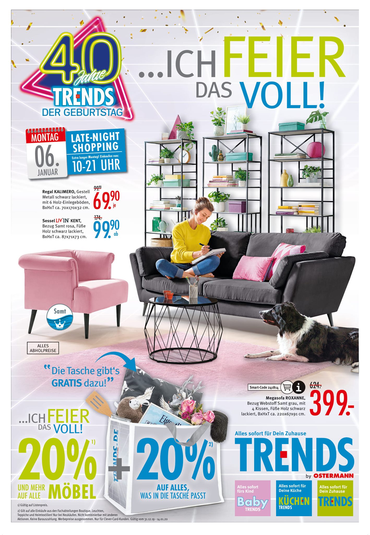 🎉TRENDS feiert in diesem Jahr 40 Jahre🎉Deswegen haben wir ein paar tolle Aktionen für Dich vorbereitet. 💚 https://bit.ly/2tomxPi 💚 Klick Dich mal durch unseren neuen Prospekt oder besuche uns direkt in einer